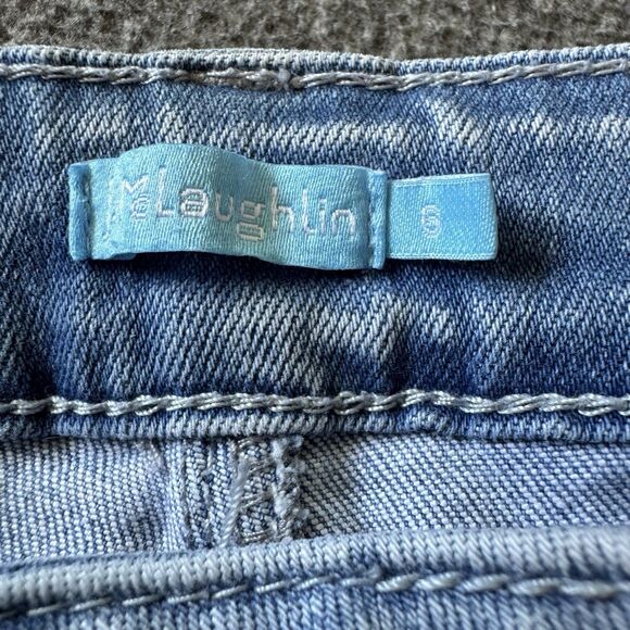 J. MCLAUGHLIN Women’s 6 Straight Leg Classic Jeans High Rise Light Wash 30x30 - Picture 3 of 11